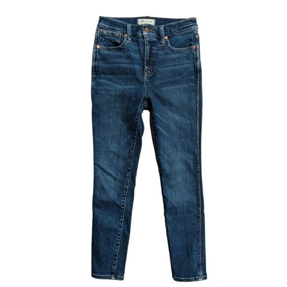 Like New Madewell Women's 10" High-Rise Skinny Jeans Size 26P Style MA624 - Picture 1 of 10